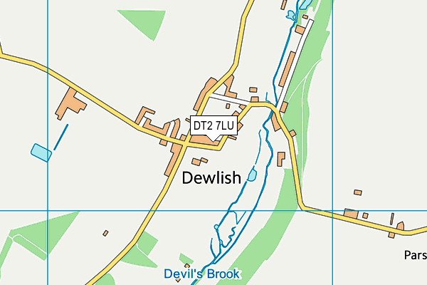 DT2 7LU map - OS VectorMap District (Ordnance Survey) DT2 7LU map - OS VectorMap District (Ordnance Survey)