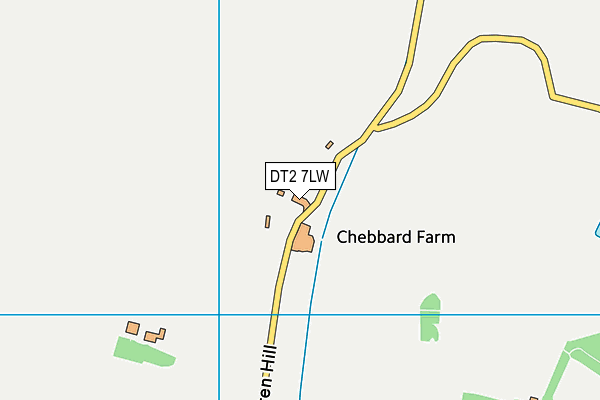 DT2 7LW map - OS VectorMap District (Ordnance Survey) DT2 7LW map - OS VectorMap District (Ordnance Survey)