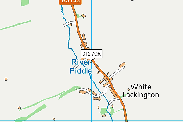 DT2 7QR map - OS VectorMap District (Ordnance Survey) DT2 7QR map - OS VectorMap District (Ordnance Survey)