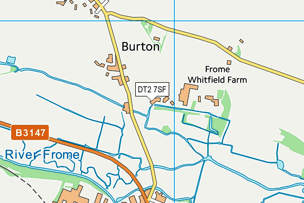 DT2 7SF map - OS VectorMap District (Ordnance Survey) DT2 7SF map - OS VectorMap District (Ordnance Survey)