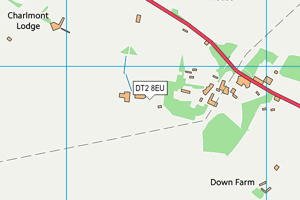 DT2 8EU map - OS VectorMap District (Ordnance Survey) DT2 8EU map - OS VectorMap District (Ordnance Survey)