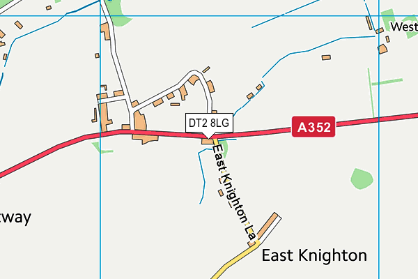 DT2 8LG map - OS VectorMap District (Ordnance Survey) DT2 8LG map - OS VectorMap District (Ordnance Survey)