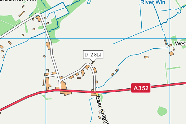 DT2 8LJ map - OS VectorMap District (Ordnance Survey) DT2 8LJ map - OS VectorMap District (Ordnance Survey)