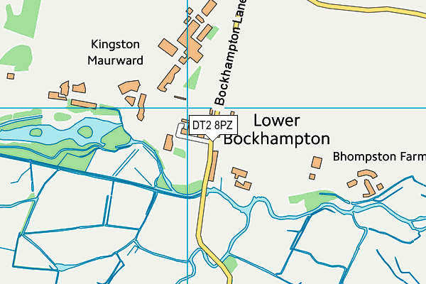 DT2 8PZ map - OS VectorMap District (Ordnance Survey) DT2 8PZ map - OS VectorMap District (Ordnance Survey)
