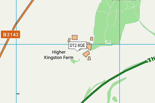 DT2 8QE map - OS VectorMap District (Ordnance Survey) DT2 8QE map - OS VectorMap District (Ordnance Survey)