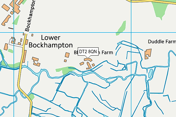 DT2 8QN map - OS VectorMap District (Ordnance Survey)