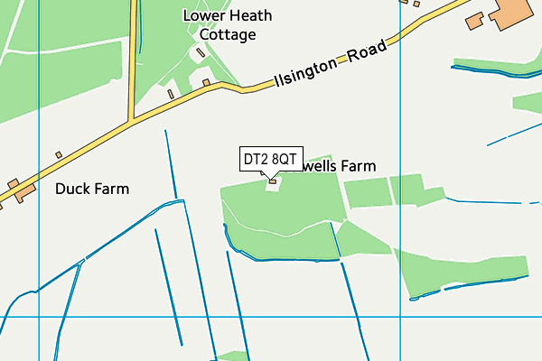 DT2 8QT map - OS VectorMap District (Ordnance Survey) DT2 8QT map - OS VectorMap District (Ordnance Survey)