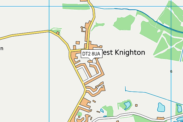 DT2 8UA map - OS VectorMap District (Ordnance Survey)