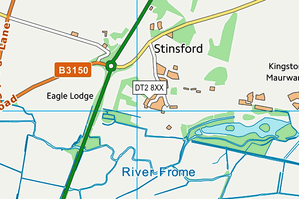 DT2 8XX map - OS VectorMap District (Ordnance Survey) DT2 8XX map - OS VectorMap District (Ordnance Survey)