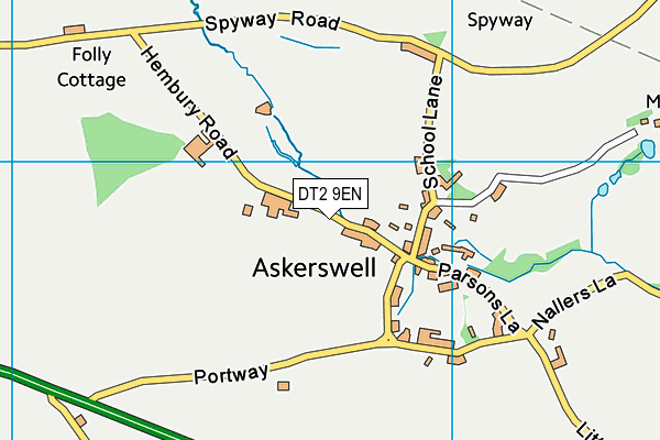 DT2 9EN map - OS VectorMap District (Ordnance Survey) DT2 9EN map - OS VectorMap District (Ordnance Survey)
