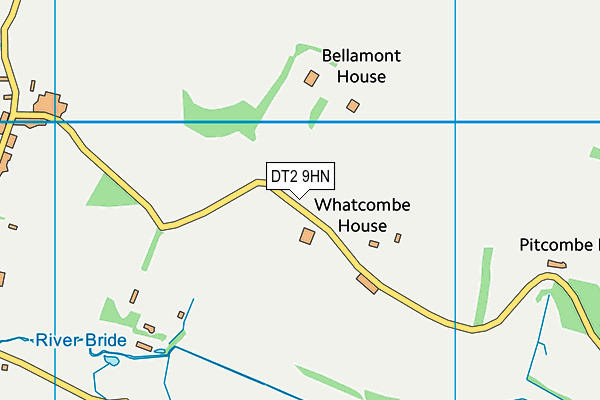DT2 9HN map - OS VectorMap District (Ordnance Survey)