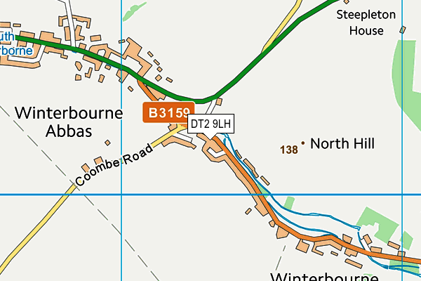 DT2 9LH map - OS VectorMap District (Ordnance Survey) DT2 9LH map - OS VectorMap District (Ordnance Survey)