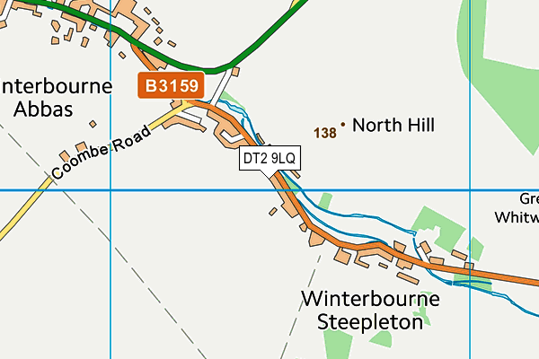 DT2 9LQ map - OS VectorMap District (Ordnance Survey)