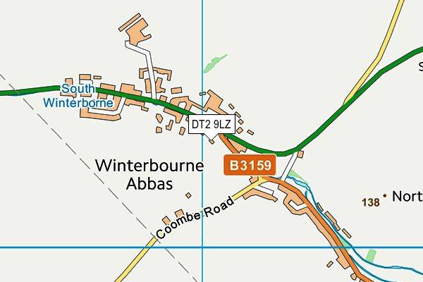 DT2 9LZ map - OS VectorMap District (Ordnance Survey) DT2 9LZ map - OS VectorMap District (Ordnance Survey)