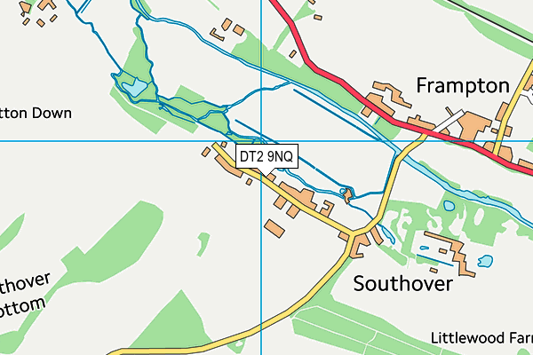 DT2 9NQ map - OS VectorMap District (Ordnance Survey) DT2 9NQ map - OS VectorMap District (Ordnance Survey)