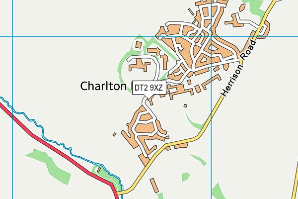 DT2 9XZ map - OS VectorMap District (Ordnance Survey) DT2 9XZ map - OS VectorMap District (Ordnance Survey)