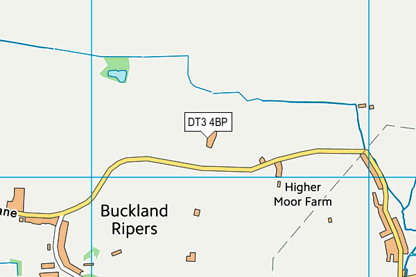 DT3 4BP map - OS VectorMap District (Ordnance Survey) DT3 4BP map - OS VectorMap District (Ordnance Survey)