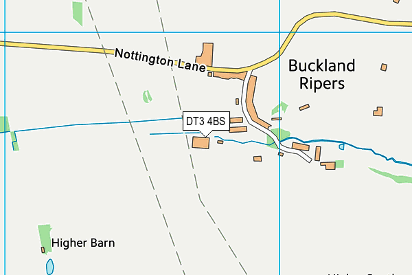 DT3 4BS map - OS VectorMap District (Ordnance Survey) DT3 4BS map - OS VectorMap District (Ordnance Survey)