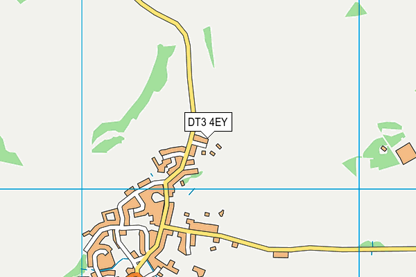 DT3 4EY map - OS VectorMap District (Ordnance Survey) DT3 4EY map - OS VectorMap District (Ordnance Survey)
