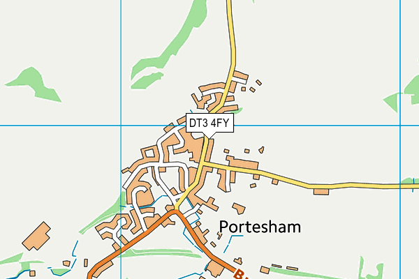 DT3 4FY map - OS VectorMap District (Ordnance Survey) DT3 4FY map - OS VectorMap District (Ordnance Survey)