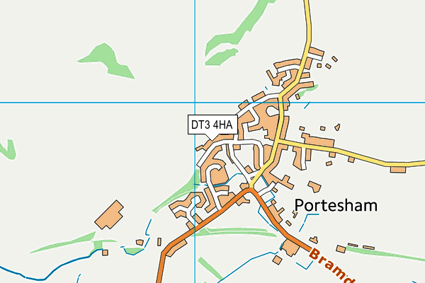 DT3 4HA map - OS VectorMap District (Ordnance Survey) DT3 4HA map - OS VectorMap District (Ordnance Survey)