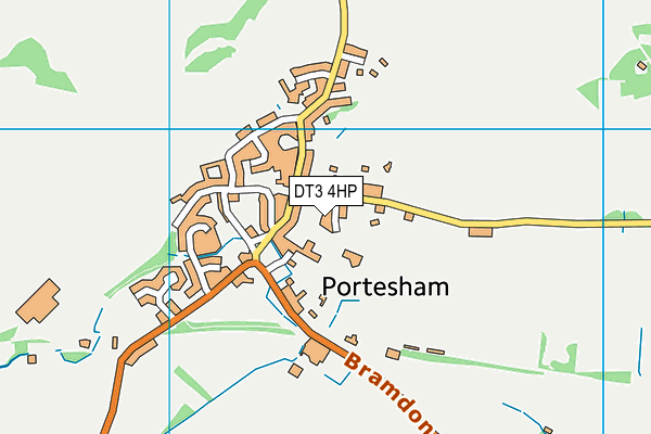 DT3 4HP map - OS VectorMap District (Ordnance Survey) DT3 4HP map - OS VectorMap District (Ordnance Survey)