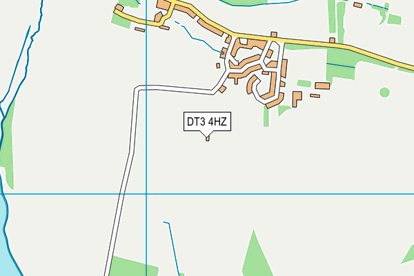 DT3 4HZ map - OS VectorMap District (Ordnance Survey) DT3 4HZ map - OS VectorMap District (Ordnance Survey)
