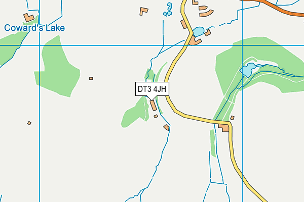 DT3 4JH map - OS VectorMap District (Ordnance Survey) DT3 4JH map - OS VectorMap District (Ordnance Survey)