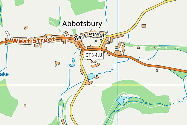 DT3 4JJ map - OS VectorMap District (Ordnance Survey) DT3 4JJ map - OS VectorMap District (Ordnance Survey)