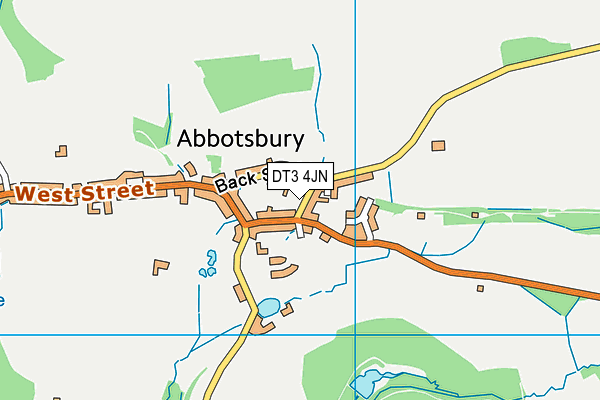 DT3 4JN map - OS VectorMap District (Ordnance Survey) DT3 4JN map - OS VectorMap District (Ordnance Survey)