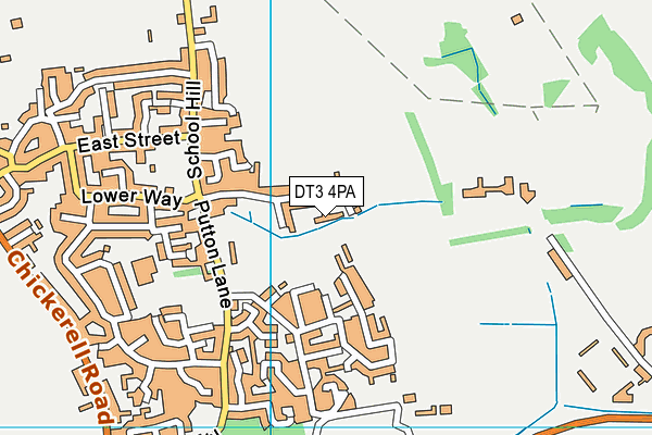 DT3 4PA map - OS VectorMap District (Ordnance Survey) DT3 4PA map - OS VectorMap District (Ordnance Survey)