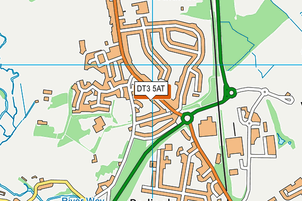 DT3 5AT map - OS VectorMap District (Ordnance Survey) DT3 5AT map - OS VectorMap District (Ordnance Survey)