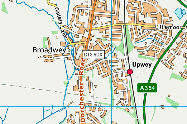 DT3 5DX map - OS VectorMap District (Ordnance Survey) DT3 5DX map - OS VectorMap District (Ordnance Survey)