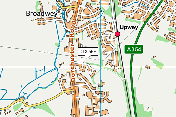 DT3 5FH map - OS VectorMap District (Ordnance Survey) DT3 5FH map - OS VectorMap District (Ordnance Survey)