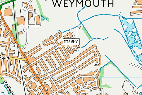 DT3 5HY map - OS VectorMap District (Ordnance Survey) DT3 5HY map - OS VectorMap District (Ordnance Survey)