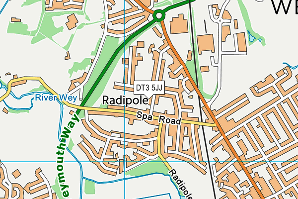 DT3 5JJ map - OS VectorMap District (Ordnance Survey) DT3 5JJ map - OS VectorMap District (Ordnance Survey)