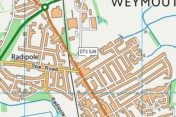 DT3 5JN map - OS VectorMap District (Ordnance Survey) DT3 5JN map - OS VectorMap District (Ordnance Survey)
