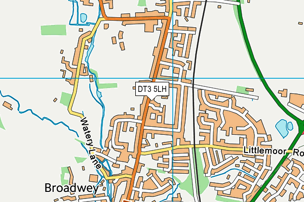 DT3 5LH map - OS VectorMap District (Ordnance Survey) DT3 5LH map - OS VectorMap District (Ordnance Survey)