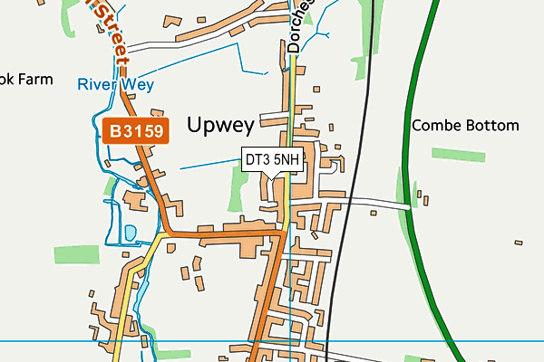 DT3 5NH map - OS VectorMap District (Ordnance Survey) DT3 5NH map - OS VectorMap District (Ordnance Survey)