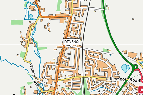 DT3 5NQ map - OS VectorMap District (Ordnance Survey) DT3 5NQ map - OS VectorMap District (Ordnance Survey)