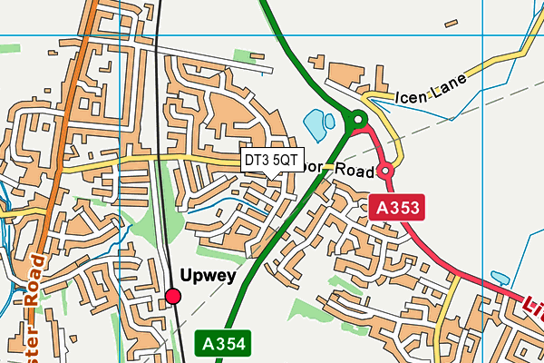 DT3 5QT map - OS VectorMap District (Ordnance Survey) DT3 5QT map - OS VectorMap District (Ordnance Survey)