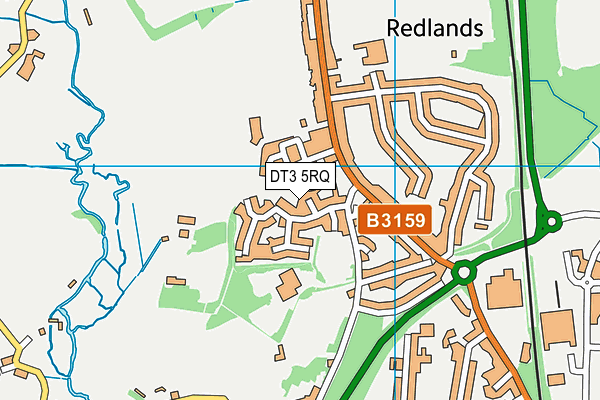 DT3 5RQ map - OS VectorMap District (Ordnance Survey) DT3 5RQ map - OS VectorMap District (Ordnance Survey)