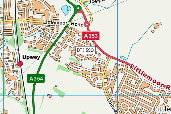 DT3 5SQ map - OS VectorMap District (Ordnance Survey) DT3 5SQ map - OS VectorMap District (Ordnance Survey)