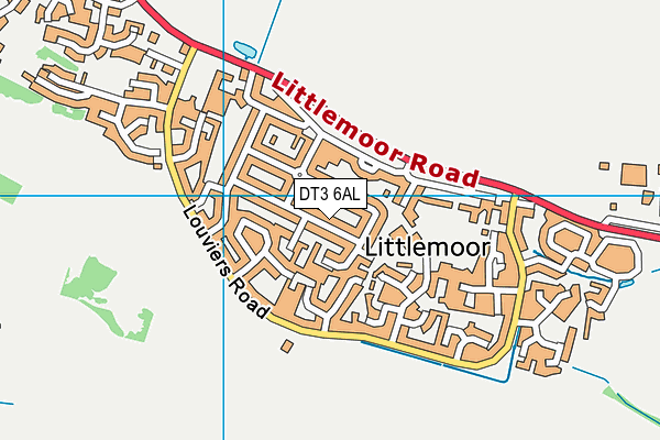 DT3 6AL map - OS VectorMap District (Ordnance Survey) DT3 6AL map - OS VectorMap District (Ordnance Survey)