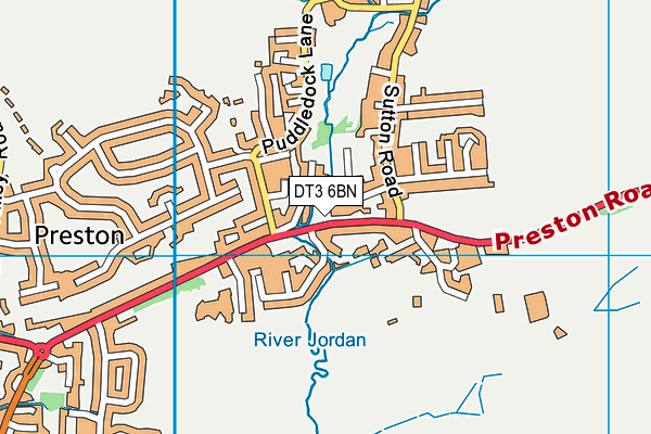 DT3 6BN map - OS VectorMap District (Ordnance Survey) DT3 6BN map - OS VectorMap District (Ordnance Survey)
