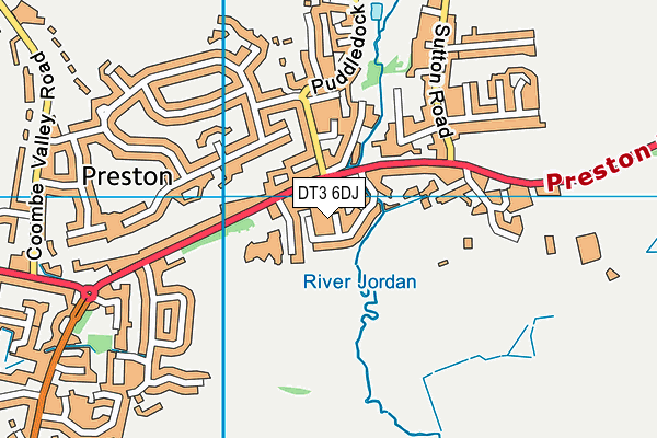 DT3 6DJ map - OS VectorMap District (Ordnance Survey) DT3 6DJ map - OS VectorMap District (Ordnance Survey)