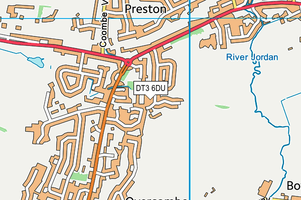 DT3 6DU map - OS VectorMap District (Ordnance Survey) DT3 6DU map - OS VectorMap District (Ordnance Survey)