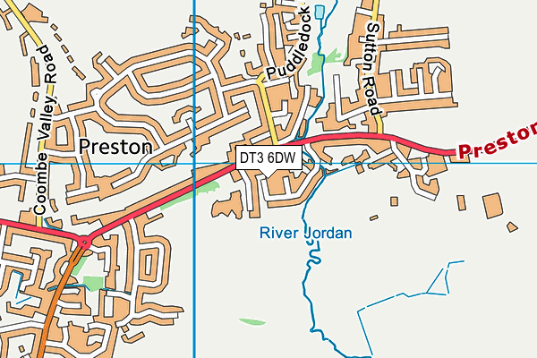 DT3 6DW map - OS VectorMap District (Ordnance Survey) DT3 6DW map - OS VectorMap District (Ordnance Survey)