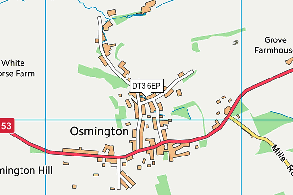 DT3 6EP map - OS VectorMap District (Ordnance Survey) DT3 6EP map - OS VectorMap District (Ordnance Survey)