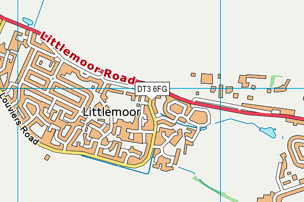 DT3 6FG map - OS VectorMap District (Ordnance Survey) DT3 6FG map - OS VectorMap District (Ordnance Survey)